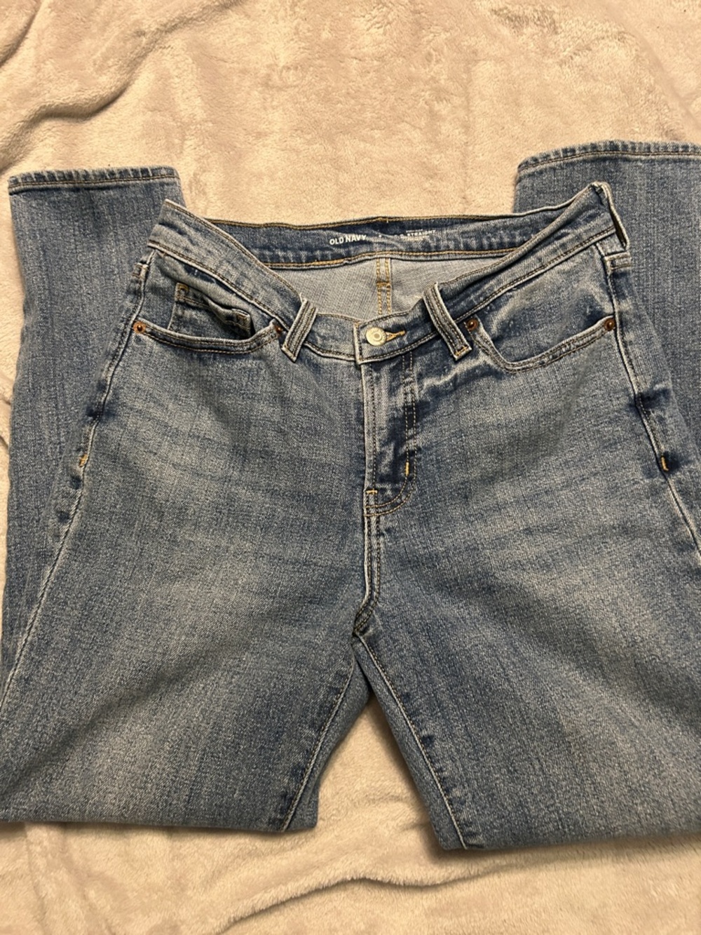 Old Navy OG Straight Leg Women's Medium Blue Jeans